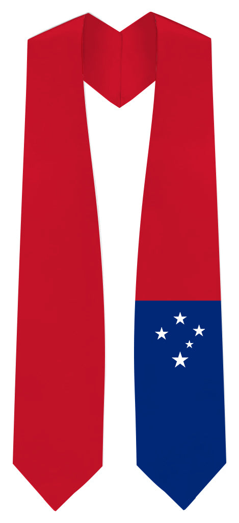 Samoa Graduation Stole -  Samoan Flag Sash