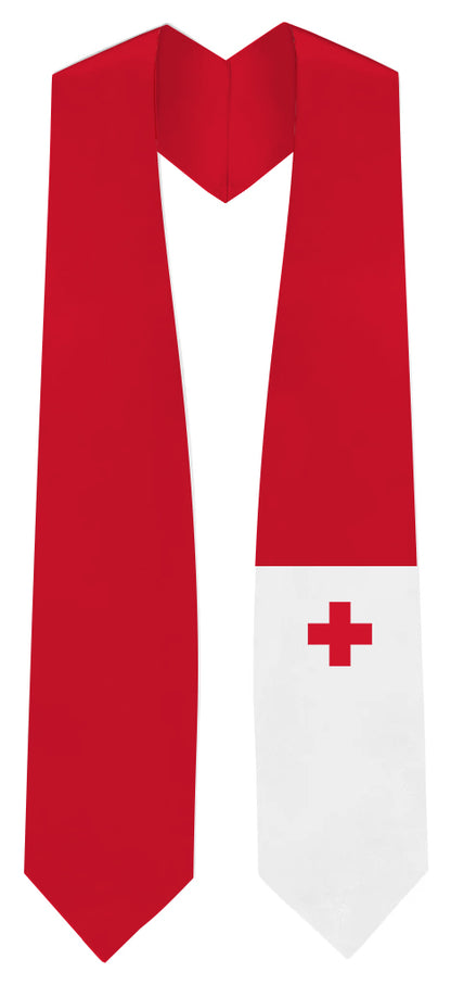 Tonga Graduation Stole -  Tonga Flag Sash