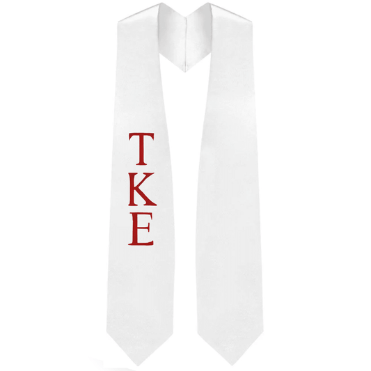 Tau Kappa Epsilon Greek Lettered Stole