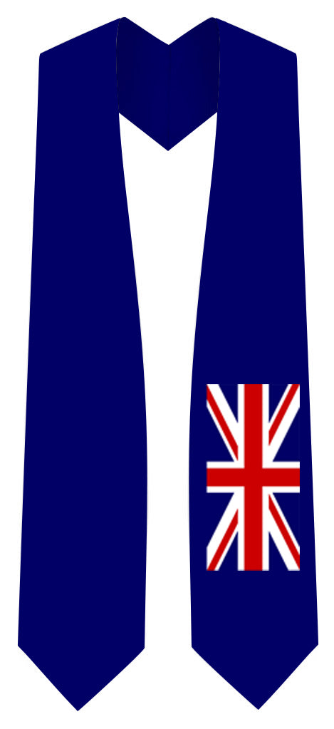 United Kingdom Graduation Stole -  British Flag Sash