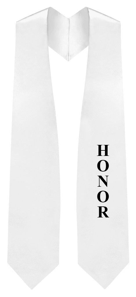 White Honors Stole for Graduation