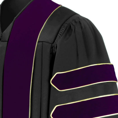 Doctor of Law Doctoral Gown - Academic Regalia - Graduation Cap and Gown