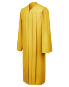 Matte Gold Bachelors Graduation Gown - College & University - Graduation Cap and Gown