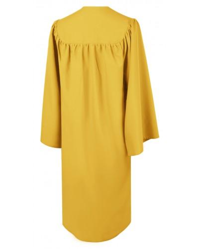 Matte Gold Bachelors Graduation Gown - College & University Graduation Attire Matte Gold Bachelors Graduation Gown - College & University Graduation Attire