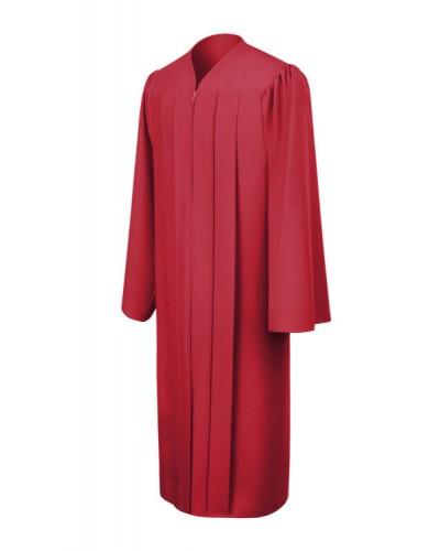 Matte Red Bachelors Graduation Gown - College & University - Graduation Cap and Gown
