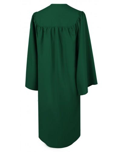 Matte Hunter Bachelors Graduation Gown - College & University - Graduation Cap and Gown