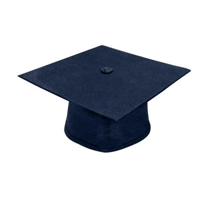Matte Navy Blue High School Graduation Cap and Gown - Graduation Cap and Gown
