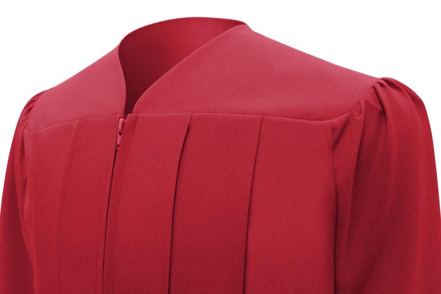 Matte Red Bachelors Cap & Gown - College & University - Graduation Cap and Gown