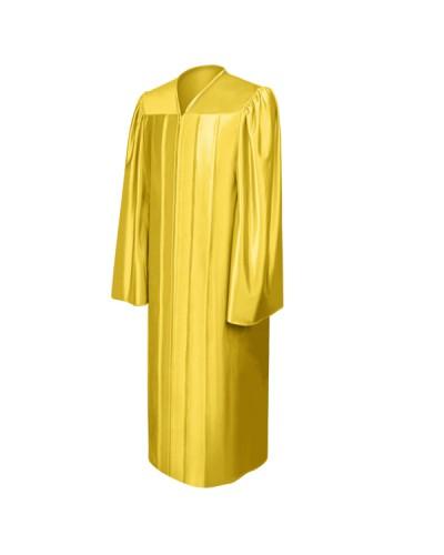 Shiny Gold Bachelors Graduation Gown - College & University - Graduation Cap and Gown
