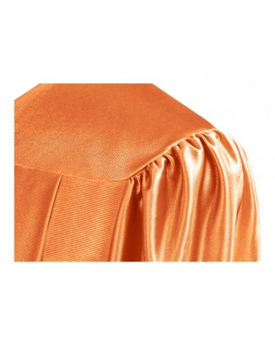 Shiny Orange Bachelors Graduation Gown - College & University  Graduation  Attire