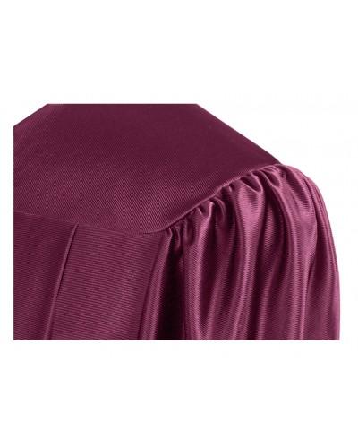 Shiny Maroon Bachelors Graduation Gown - College & University - Graduation Cap and Gown