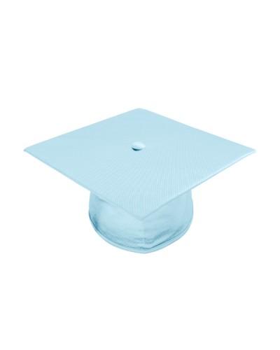 Shiny Light Blue High School Graduation Cap and Gown - Graduation Cap and Gown