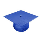 Shiny Royal Blue High School Cap and Gown - Graduation Cap and Gown