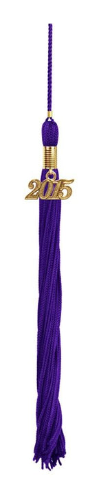 Shiny Purple High School Graduation Cap and Gown - Graduation Cap and Gown