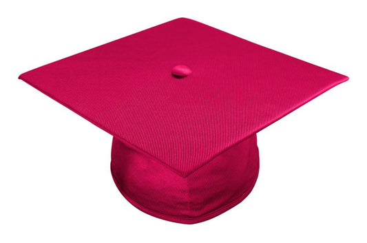 Shiny Red Bachelors Graduation Cap - College & University - Graduation Cap and Gown