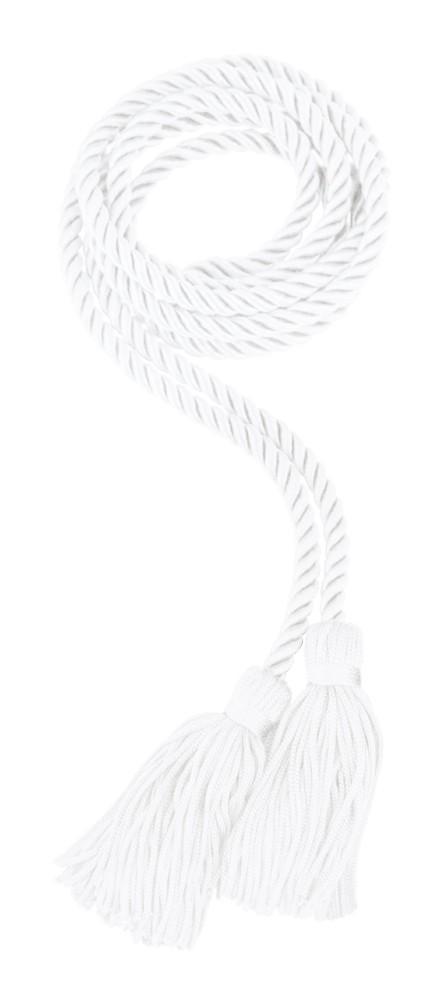 White Graduation Honor Cord - College & High School Graduation Cords
