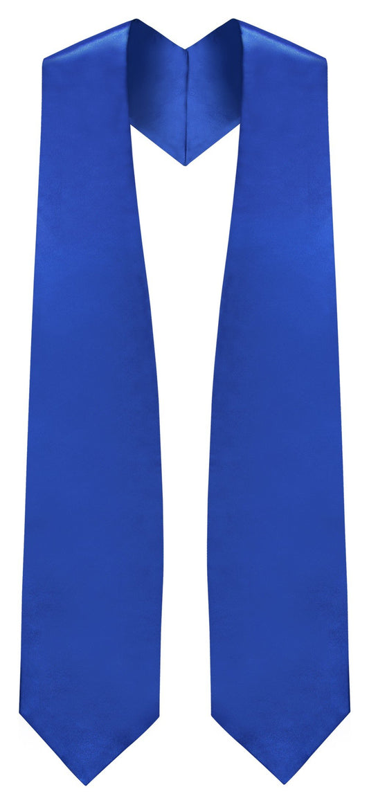 Royal Blue Graduation Stole - Royal College & High School Stoles - Graduation Cap and Gown