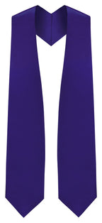 Purple Graduation Stole - Purple College & High School Stoles - Graduation Cap and Gown