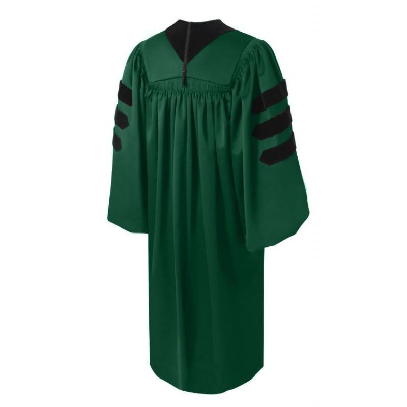 Deluxe Hunter Doctoral Gown - Graduation Attire