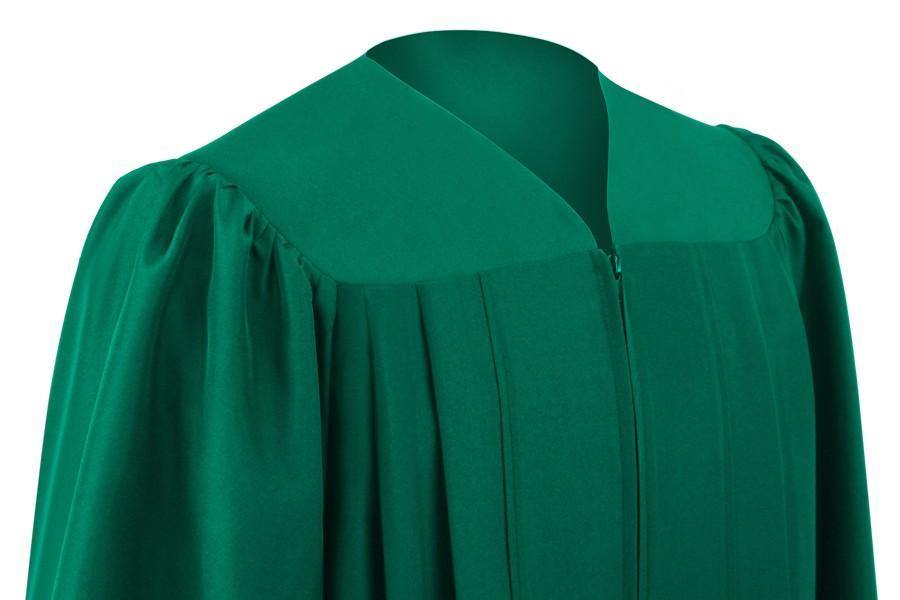 Eco-Friendly Green High School Graduation Gown - Graduation Cap and Gown
