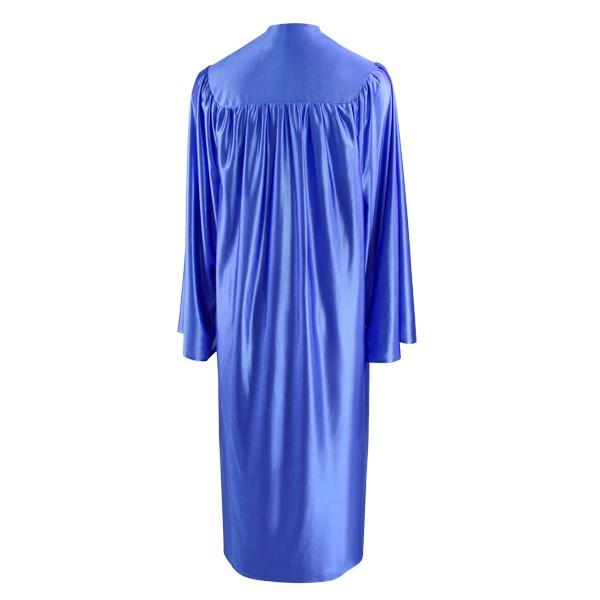 Shiny Royal Blue High School Graduation Gown Graduation Attire Shiny Royal Blue High School Graduation Gown Graduation Attire