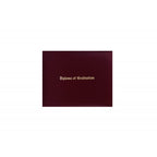 Maroon Imprinted Diploma Cover - High School Diploma Covers