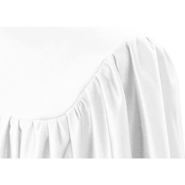 kindergarten graduation dress white Child Matte White Graduation Gown - Preschool & Kindergarten Gowns 30 (3'9"