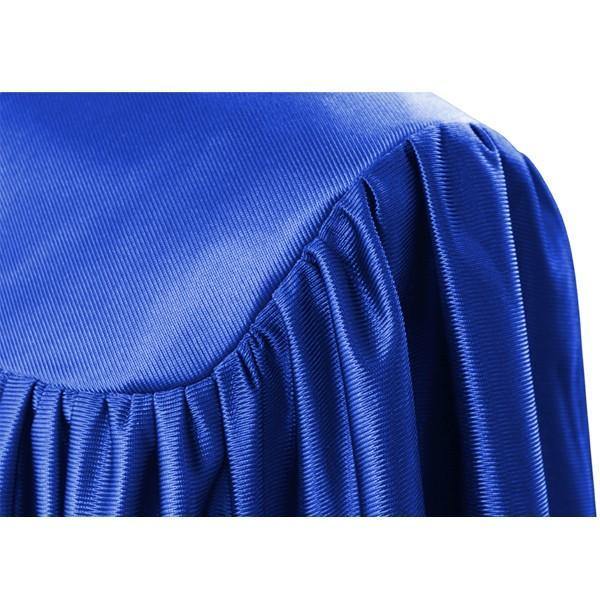 Child Shiny Royal Blue Graduation Gown - Preschool & Kindergarten Gown ...