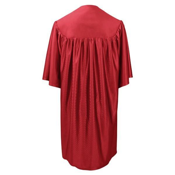 Child Red Graduation Gown - Preschool & Kindergarten Gowns - Graduation Cap and Gown