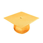 Shiny Antique Gold High School Graduation Cap & Gown - Graduation Cap and Gown