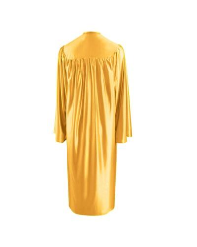Shiny Antique Gold Bachelors Graduation Gown - College & University - Graduation Cap and Gown