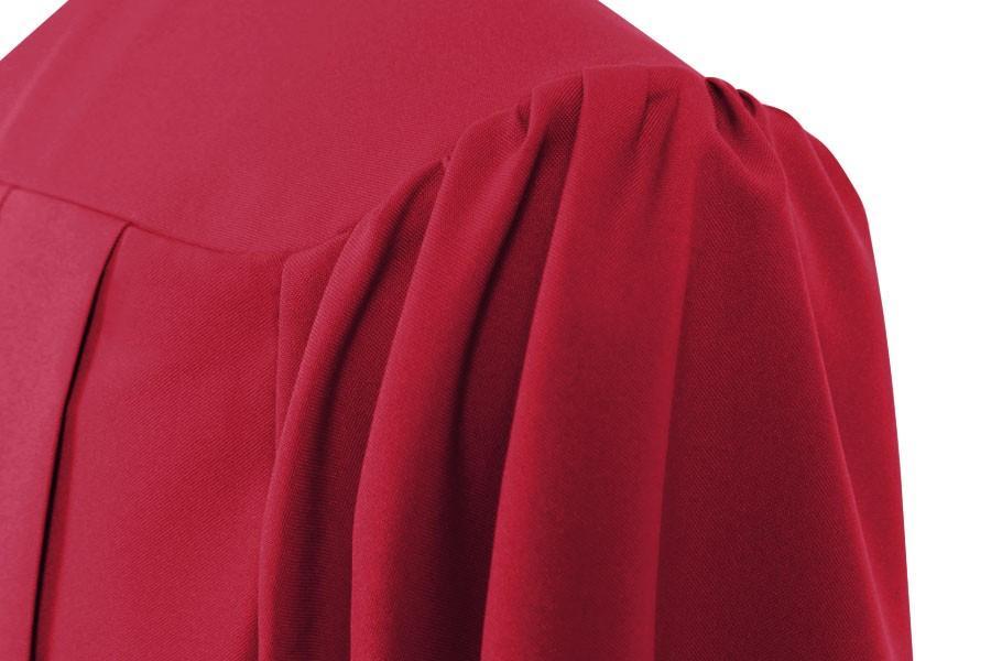 Matte Red High School Cap & Gown