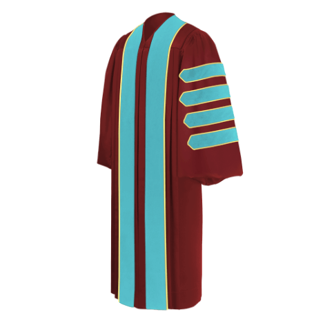 Deluxe Masters Graduation Cap, Gown, Tassel & Hood Package